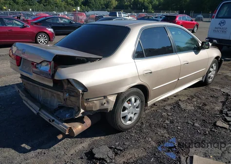 2002 Honda Accord Ex из США, поврежденный, VIN 1HGCG56662A156284